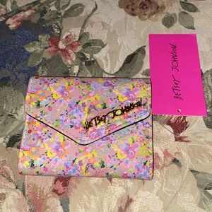 Super Cute Betsey Johnson Fold over Wallet NWT